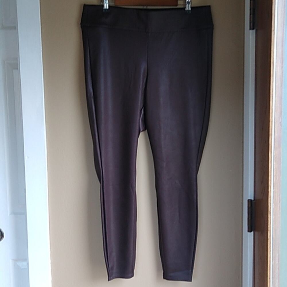 Lane Bryant Brown Career Pull on leggings New With Tags 18/20
